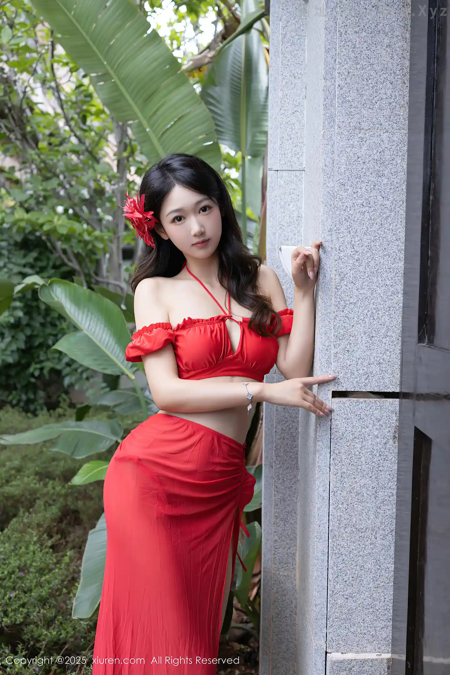 图片[4]-[XiuRen秀人网]VOL.10662 模特唐安琪性感红色短裙露红色泳衣秀曼妙身姿迷人诱惑写真80P-秀人网官方网站